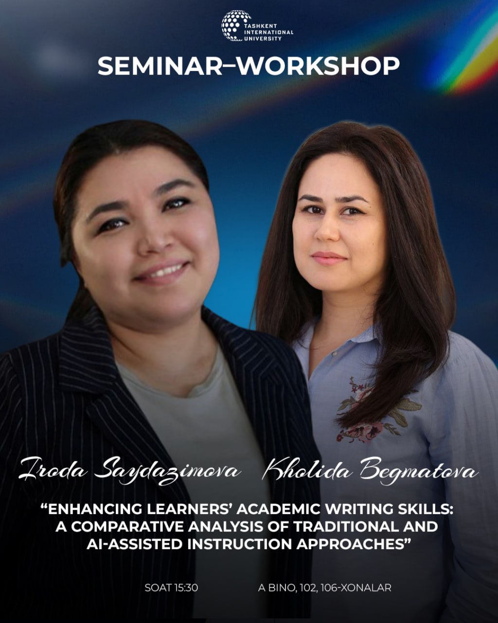 Seminar-Workshop on Academic Writing at TIU