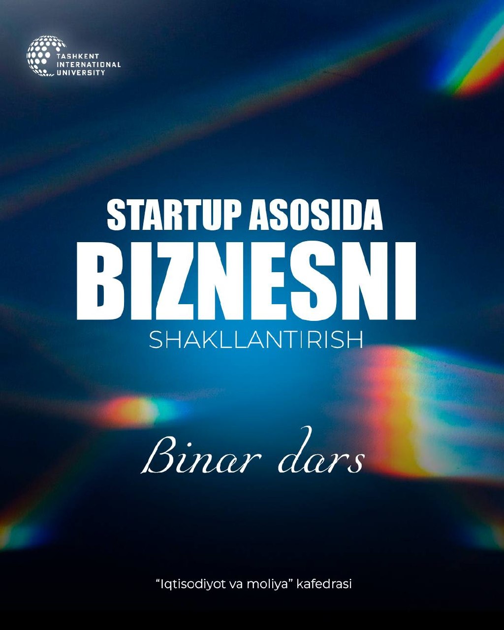Binary Lecture on Startup-Based Business Development